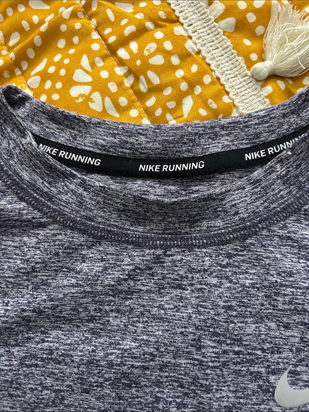 Nike Women’s Long-Sleeve Heather purple Performance Tee
